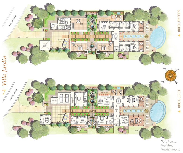 Villa Jardin Floor Plans